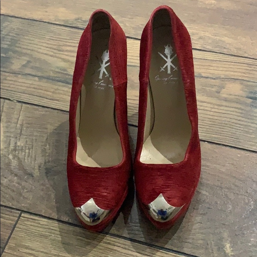 Opening Ceremony high heels red shoes, size 38.